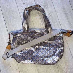 MZ Wallace Medium Sutton, White & Grey Camo